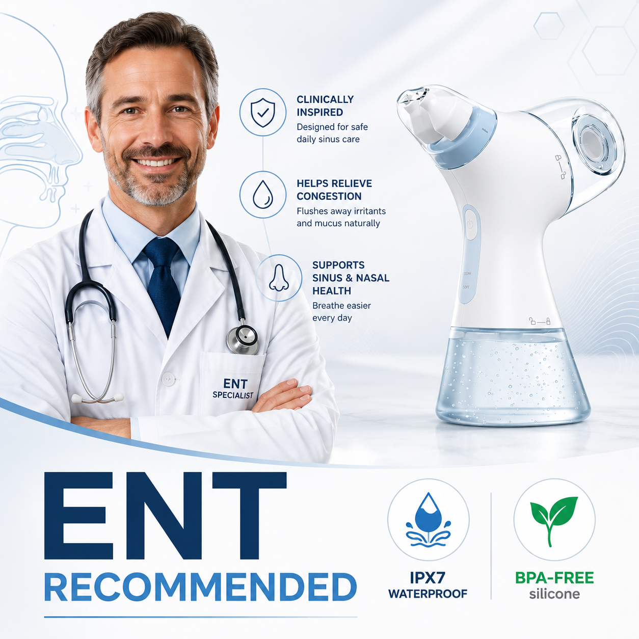 NasoViva™ Automatic Nasal Rinse