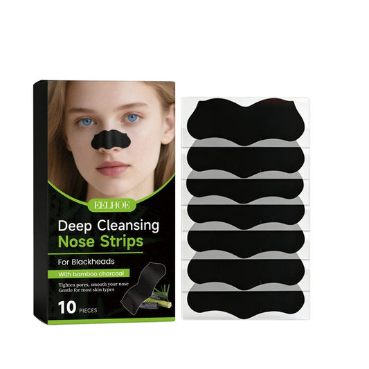 Deep Cleansing Nose Strips (10pc) - Bamboo Charcoal